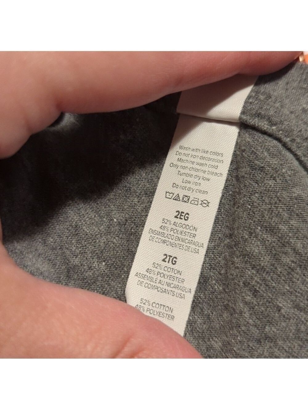 Bella Canvas Women's T Shirt 2XL Heather Gray Christmas Cookie Baking - Picture 10 of 10